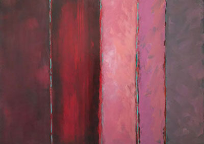 2021, En partance 5, huile sur toile, 162cm x 97cm